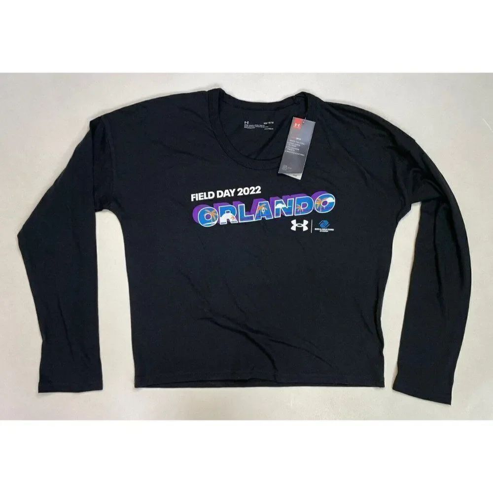 Under Armour Field Day 2022 Orlando Graphic T-shirt Women Medium Long Sleeve NWT